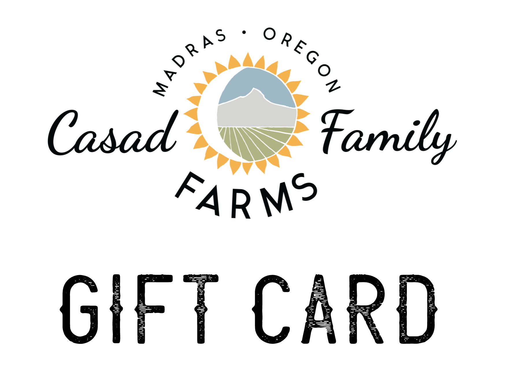 Casad Family Farms Gift Card